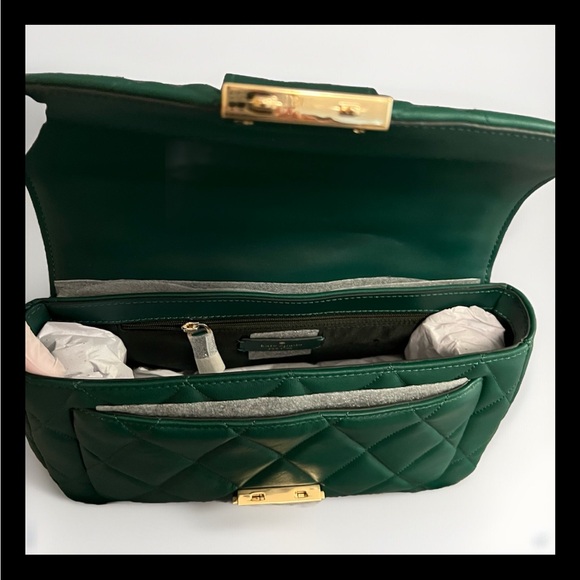 NWT KATE SPADE New York Quilted Emerald - Picture 3 of 9
